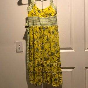 free people | yellow floral sundress